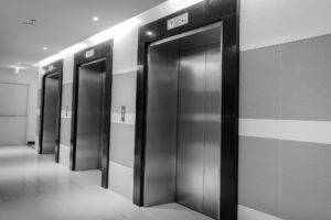 Row of three Elevators
